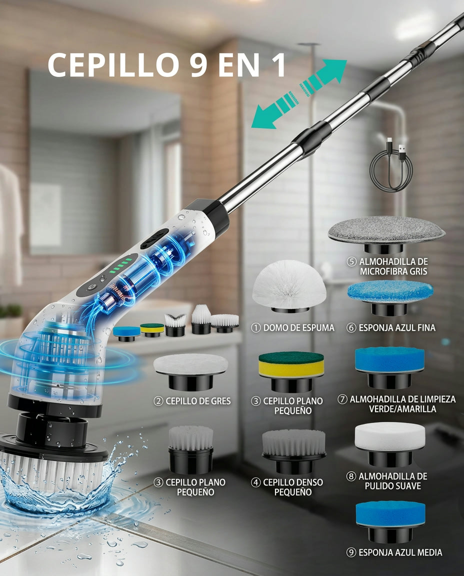 Cepillo 9 En 1 Para El Hogar