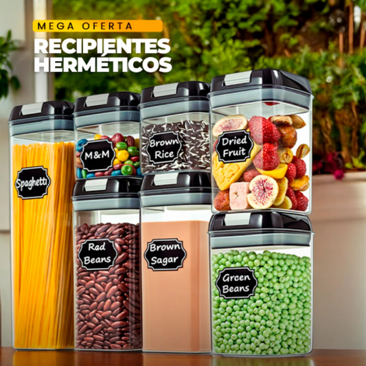SET 7 RECIPIENTES ORGANIZADOR